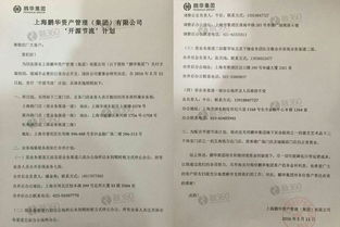 上海鹏华资产公布兑付方案 将关闭三家实业门店 实业投资管理